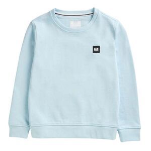 Weekend Offender Childrens/Kids Ferrer Button Sweatshirt / Blue